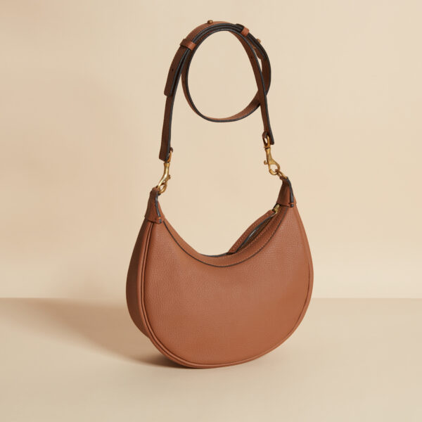 tan leather bag