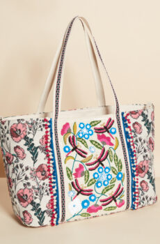 beaded tote